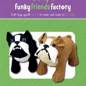 Butch & Bella the Bulldogs – Funky Friends Factory Pattern
