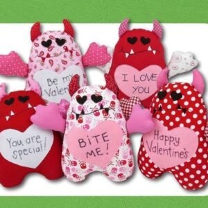 Valentine’s Love Monsters – Funky Friends Factory Pattern