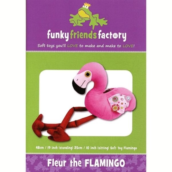 Fleur the Flamingo - Funky Friends Factory Pattern