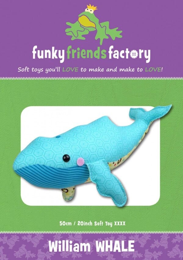William Whale - Funky Friends Factory Pattern