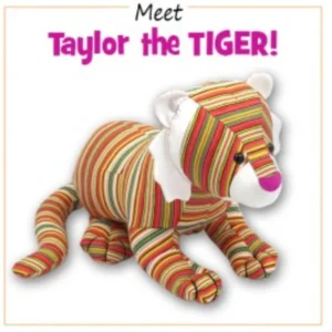 Taylor The Tiger- Funky Friends Factory Pattern