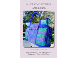 Aunties Two Carpet Bag pattern