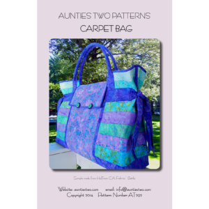Aunties Two Carpet Bag pattern