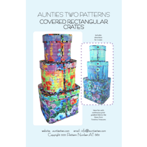 Aunties Two Covered Rectangular Crates pattern