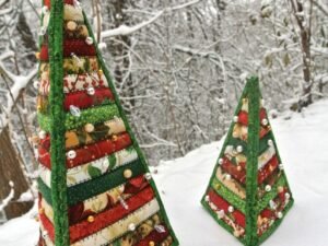 Aunties Two – Christmas Trees Pattern