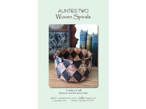 Aunties Two Woven Spirals Bowl Pattern