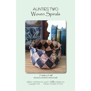 Aunties Two Woven Spirals Bowl Pattern