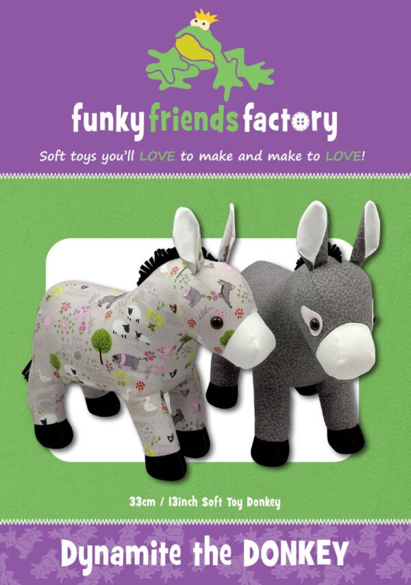 Dynamite The Donkey – Funky Friends Factory Pattern