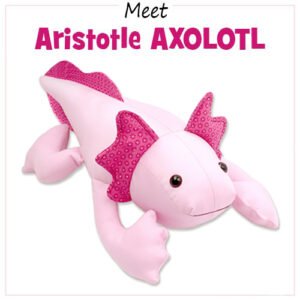 Aristotle the Axolotl- Funky Friends Factory Pattern