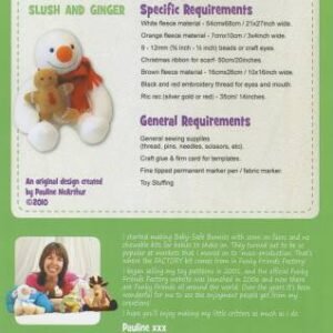 Slush & Ginger Snowman & friend – Funky Friends Factory Pattern