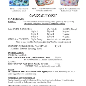 Gadget Grip – Aunties Two Bag Pattern